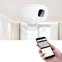 Rilevatore di fumo Telecamera WIFI lunga autonomia orientabile a 330°