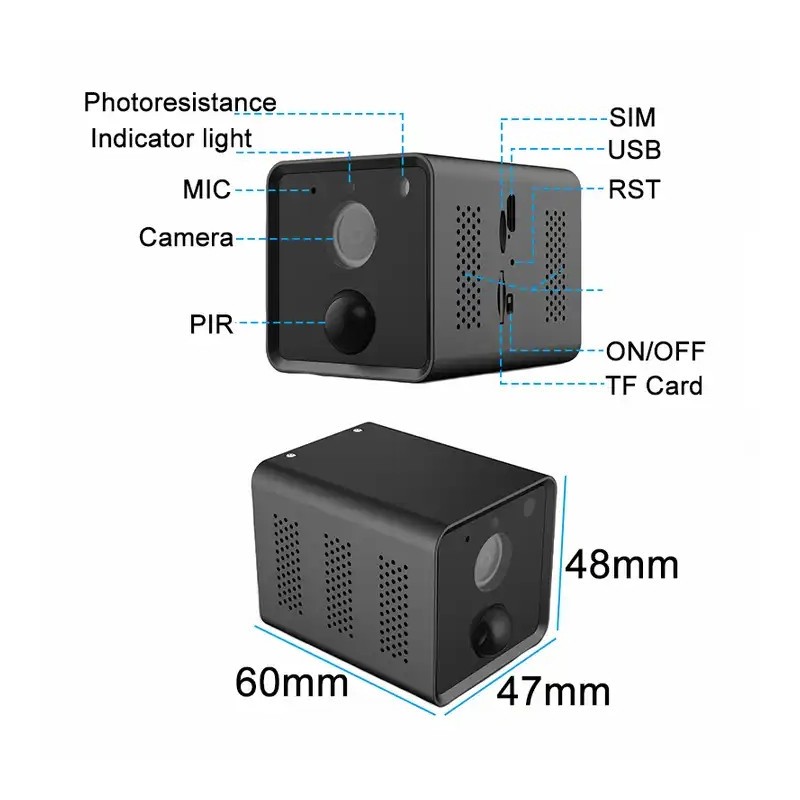 4G bewegingsdetectiecamera met lange batterijduur