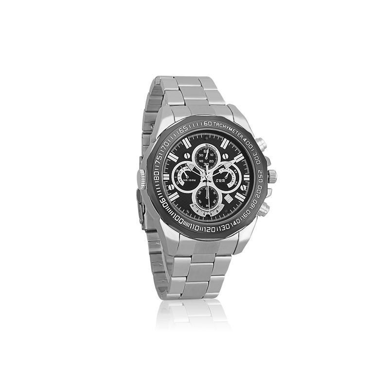 Orologio Metallico con Fotocamera Full HD, Visione Notturna e Microfono Integrato