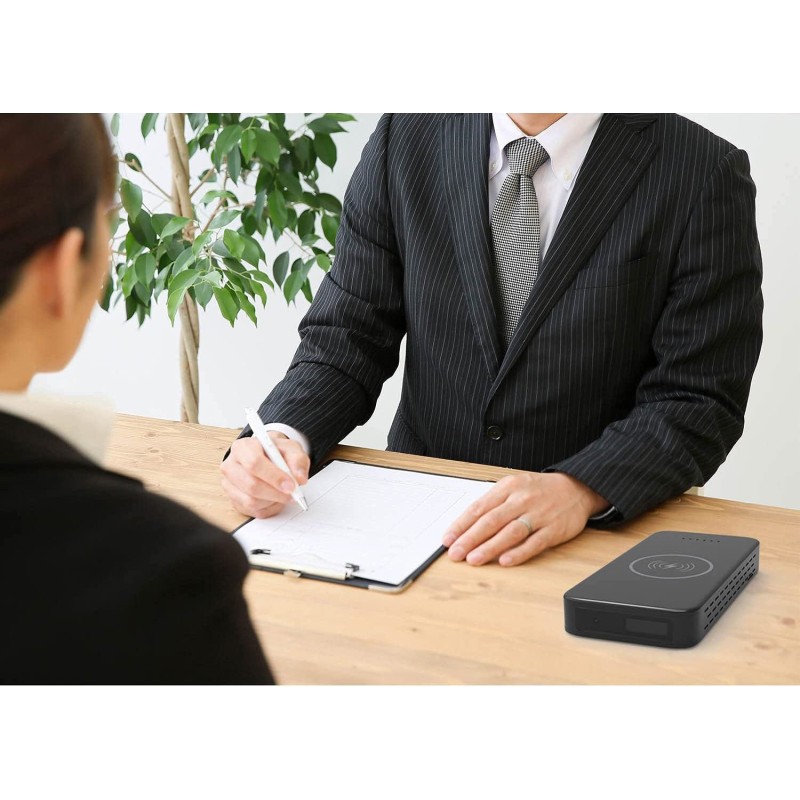 Power Bank con Telecamera 180 Giorni di Rilevamento del Movimento Full HD