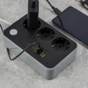Full HD WiFi-Kamera in Steckdosenleiste und USB-Ports