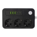 Full HD WiFi-Kamera in Steckdosenleiste und USB-Ports