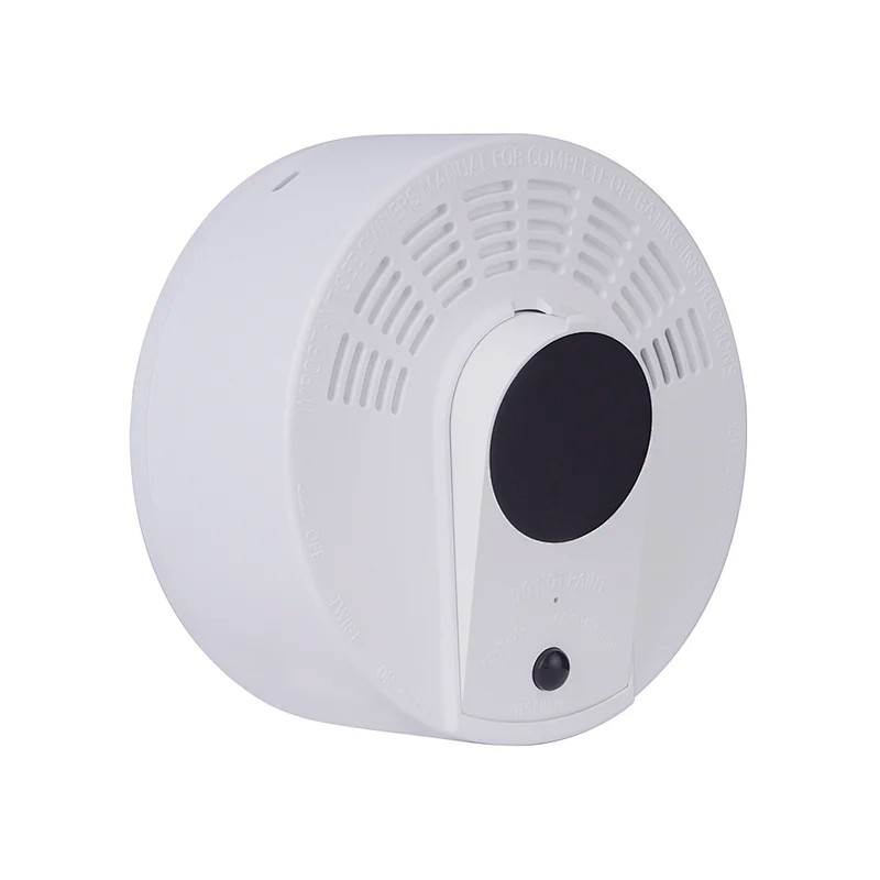Rilevatore di Fumo con Telecamera WIFI a Lunga Durata di Autonomia 1 Anno con Rilevazione di Movimento