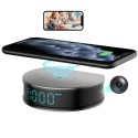 Full HD WiFi camera in wekker met draadloos opladen