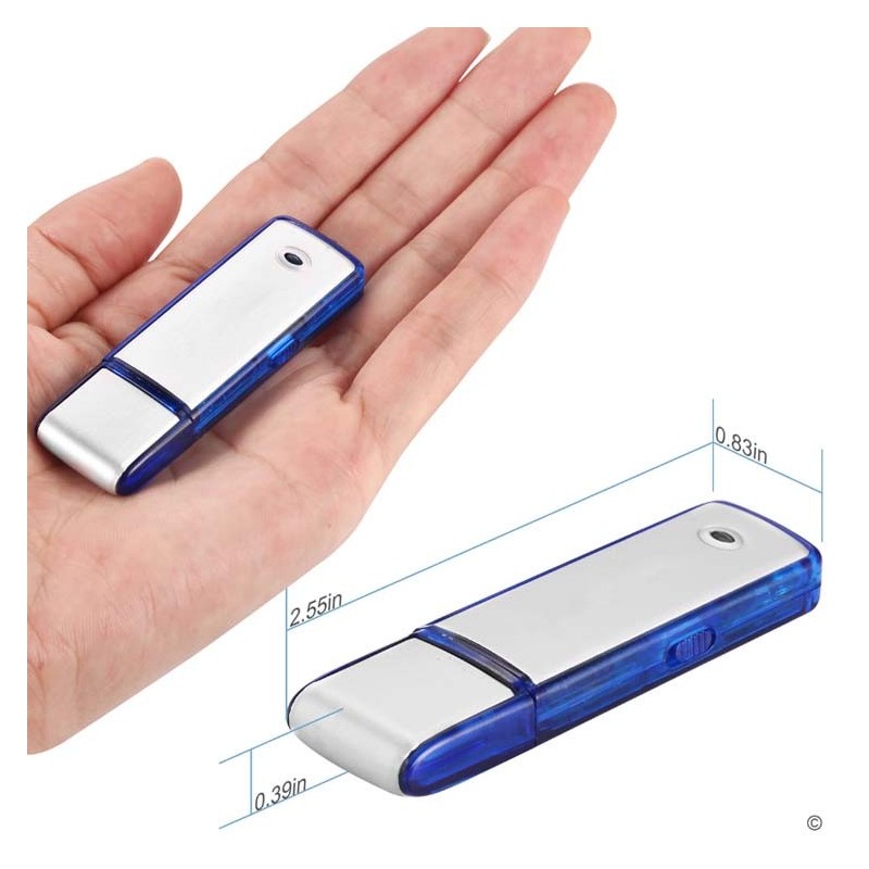 Dittafono registratore audio chiavetta USB 20 ore di autonomia