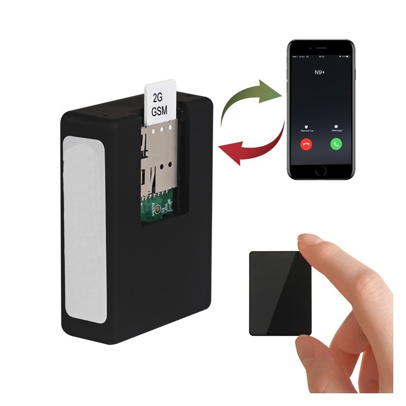 Micro GSM remote listening with GPS location
