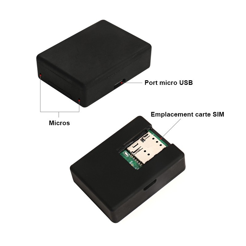 Micro GSM écoute à distance avec GPS
