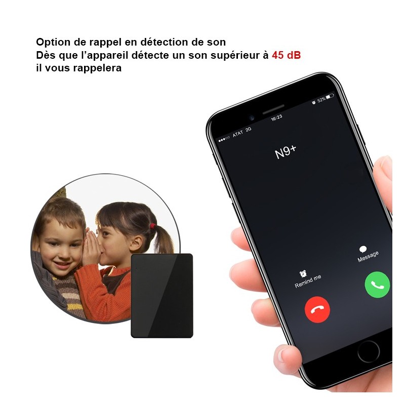 Micro GSM écoute à distance avec GPS