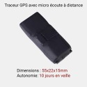 Mini localizzatore GPS con microfono per ascolto remoto 10 giorni