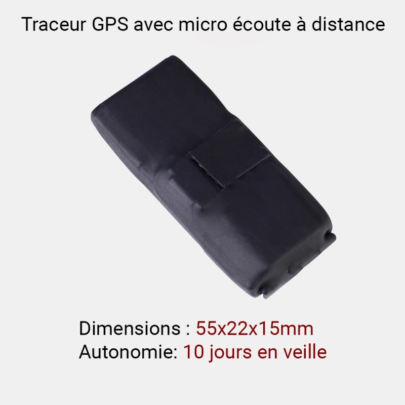 Mini localizzatore GPS con microfono per ascolto remoto 10 giorni